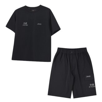 시어서커 스판 반팔티 반바지 상하세트 KR2TSU141 KR2TPU941