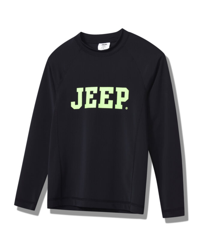 대문자 JEEP 래쉬가드 티셔츠 KP2RGU101 블랙
