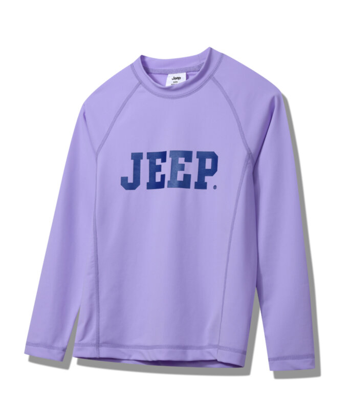 대문자 JEEP 래쉬가드 티셔츠 KP2RGU101 라이트바이올렛