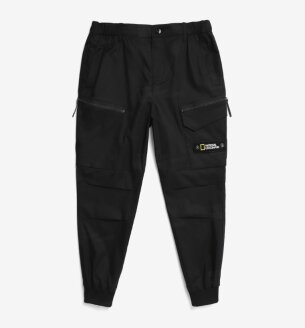 (공용)크로우 조거팬츠(배기조거핏) CARBON BLACK N232UPT030