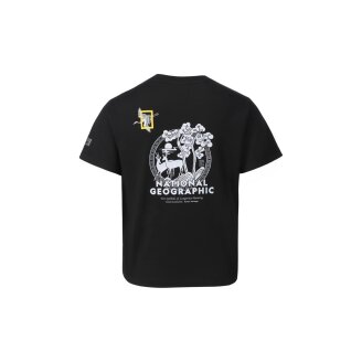 K262UTS603  십장생도 자개 반팔 티셔츠 CARBON BLACK
