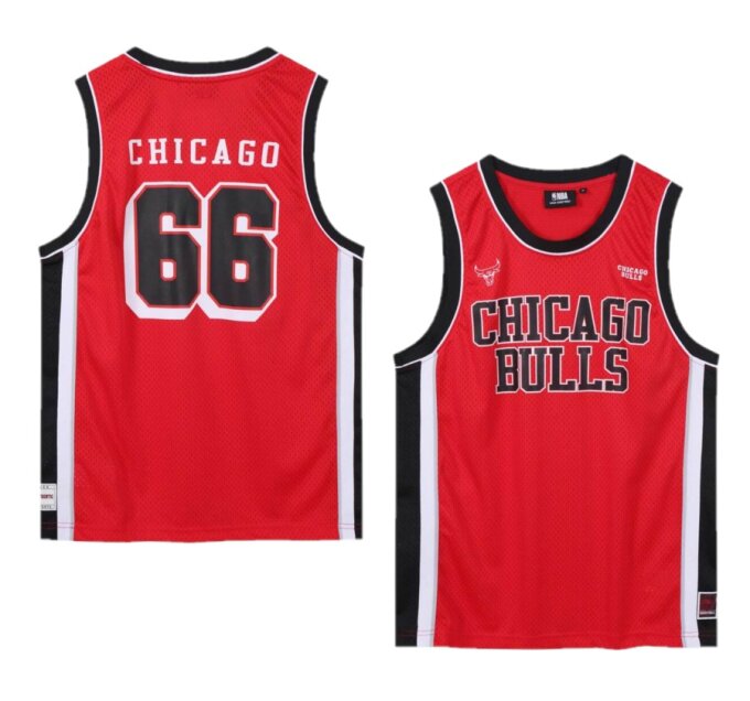 [NBA] NBA 어센틱 농구 유니폼 메쉬 슬리브리스 (레드) N262TS411P