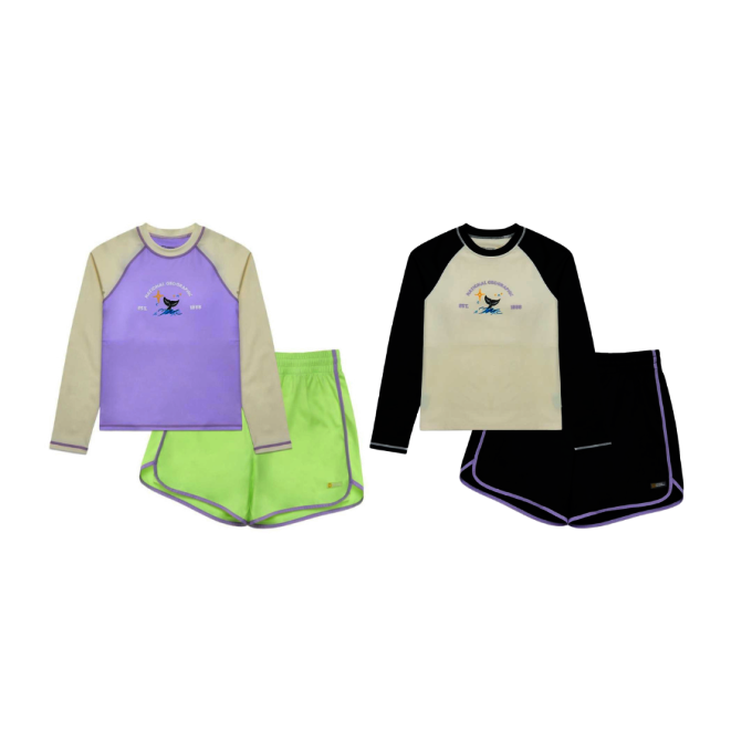 KIDS 여아 래쉬가드 세트 K262GRG430