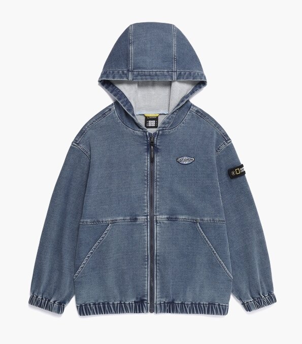K263UJP010 데님 후디 점퍼 BLUE