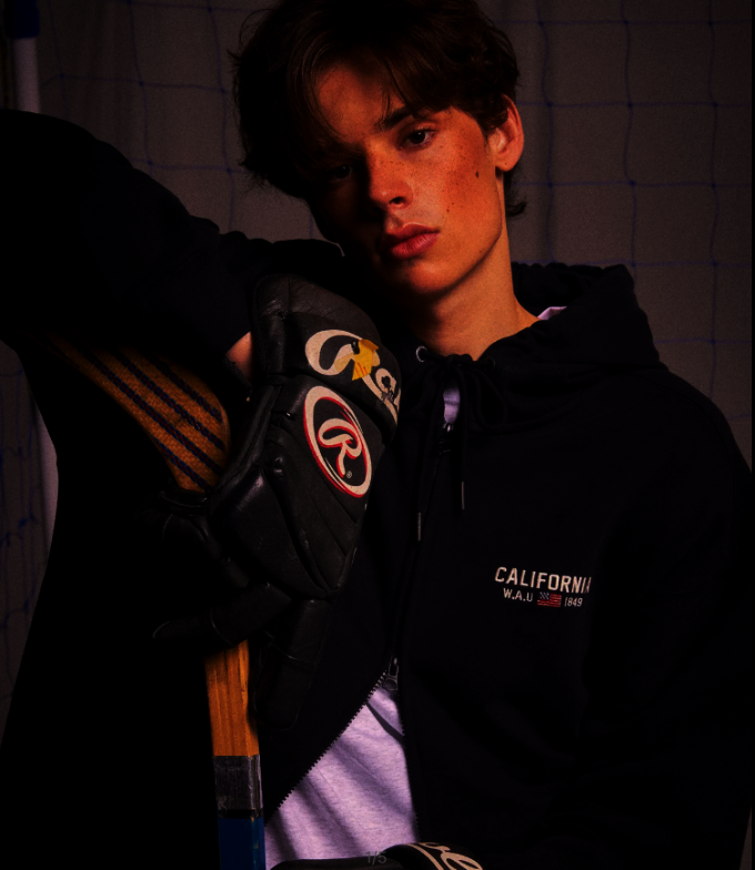 USA Logo Hood Zip-Up / WHMZF4991U