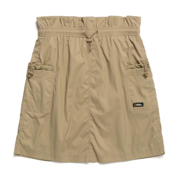 여성 팀버 숏기장 카고 스커트 CAMEL N241WSK040