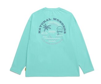 [공용]유니 그래픽 래쉬가드 (세미오버핏) TOPAZ GREEN N242URG440