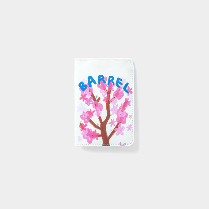 배럴X클렘 킴 블라썸 여권 케이스 아이보리 (B5SUAAC099IVR)