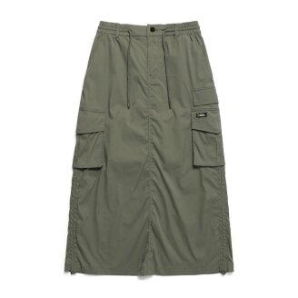 여성 아나스 스트링 롱기장 카고 스커트 LICHEN KHAKI N241WSK070