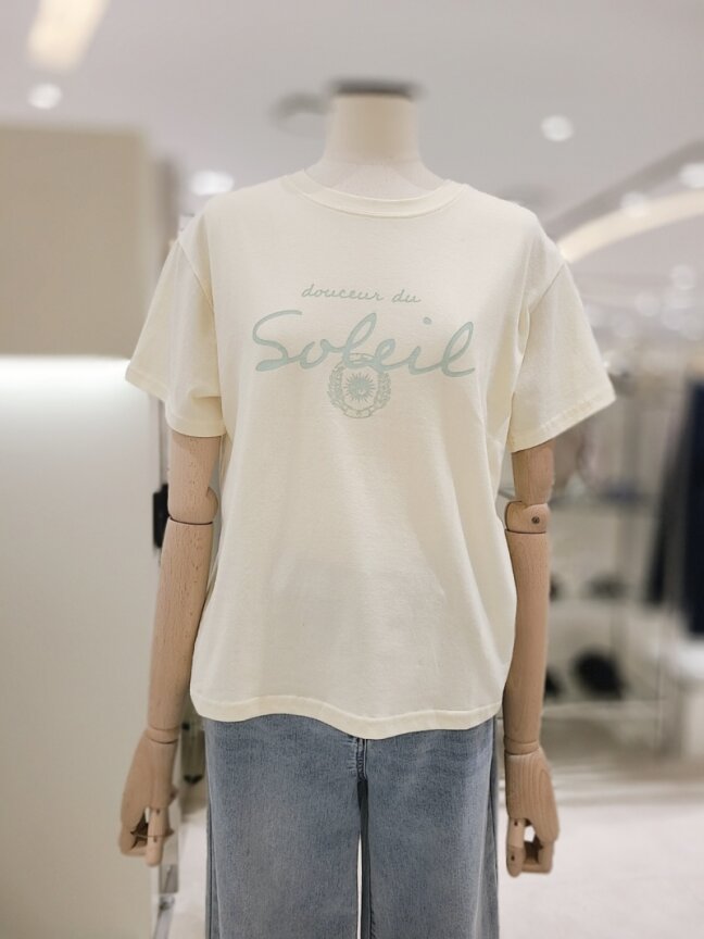 모달 블랜딩 라운드 반팔티셔츠 (KSA2HK34)