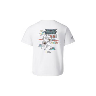 K262UTS604 쌍호흉배 반팔 티셔츠 WHITE