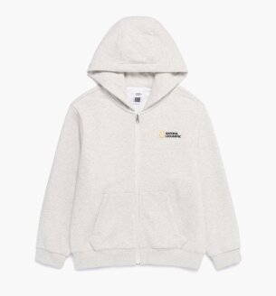 K263UJP030 에센셜 후드 집업 OATMEAL