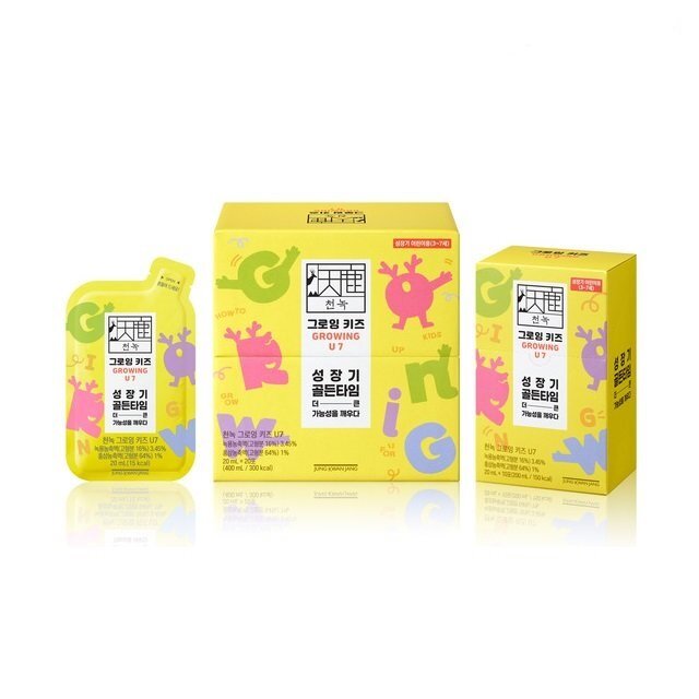 천녹 그로잉 키즈 U7(20ml*20포)성장기 어린이용(3~7세)
