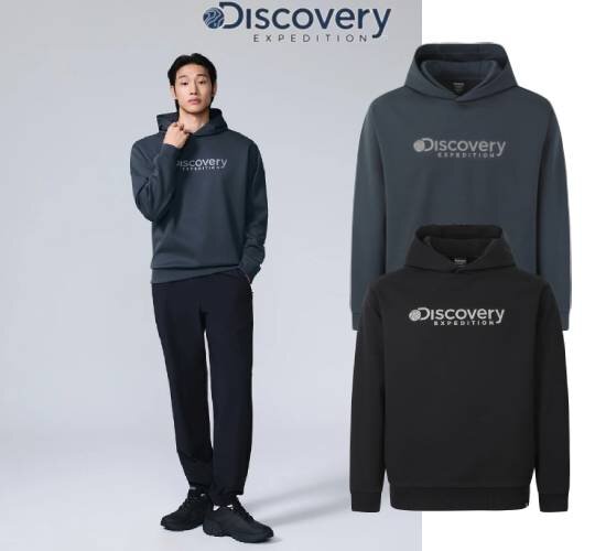 디스커버리 26FW 에센셜 로건 후드티 DXHD31064