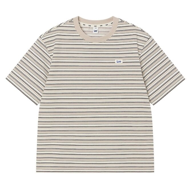 키즈 멀티 스트라이프 티셔츠(LK2602ST81)BE