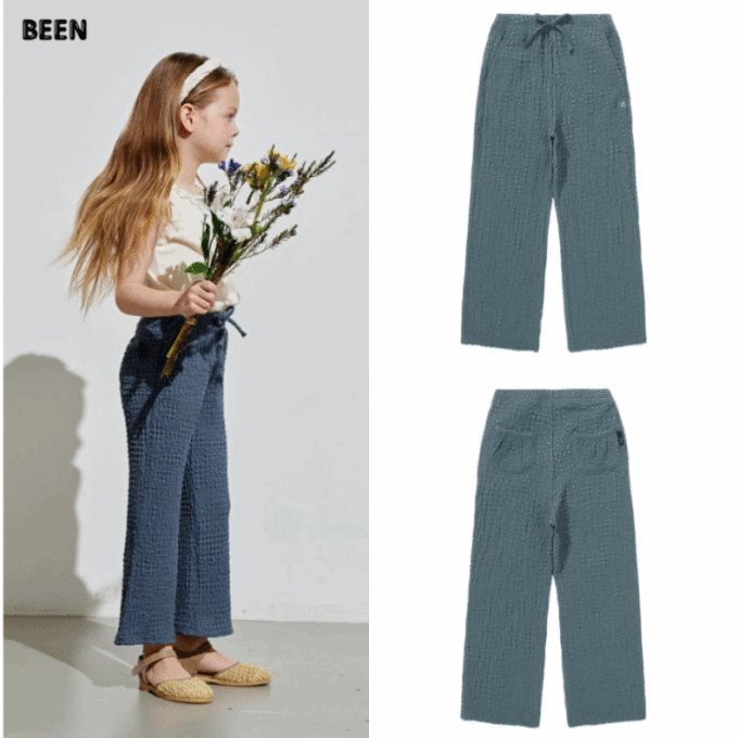 틸 그린 요루 벨바텀 팬츠 BA32PT02TG