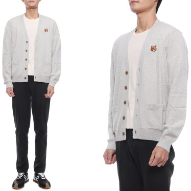 26SS 남성 폭스헤드 울 가디건 (PM00501KT1181 H120 26S)