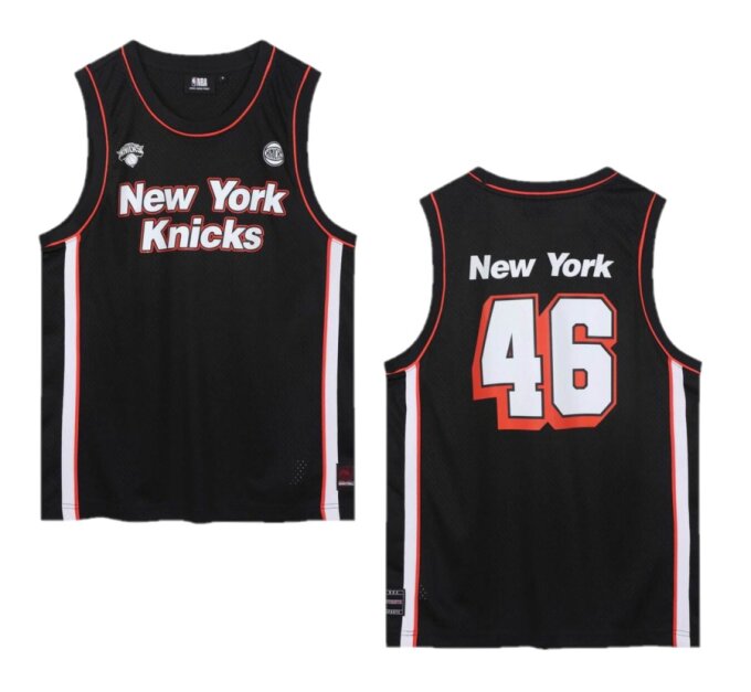 [NBA] NBA 어센틱 농구 유니폼 메쉬 슬리브리스 (블랙) N262TS411P