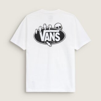 공용 쇼 오프 반소매 티셔츠 VN000SWTWHT