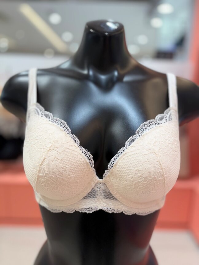 SOLB 플라워 레이스 부유방커버 트리플본 와이어브라 D컵  SBRD623