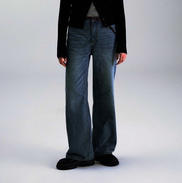 Semi Wide Denim(F) / WHTJF4911F
