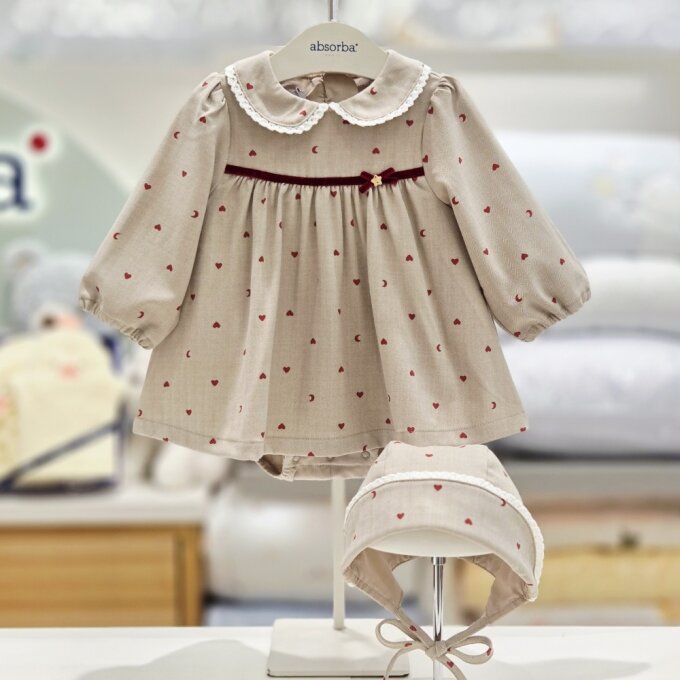 듀엘 카라 우주복(보넷) AB2652OR26 베이지