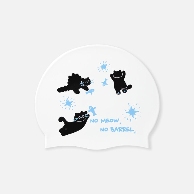 헌팅 마일로 실리콘 스윔 캡 화이트 (B6SUASC121WHT)