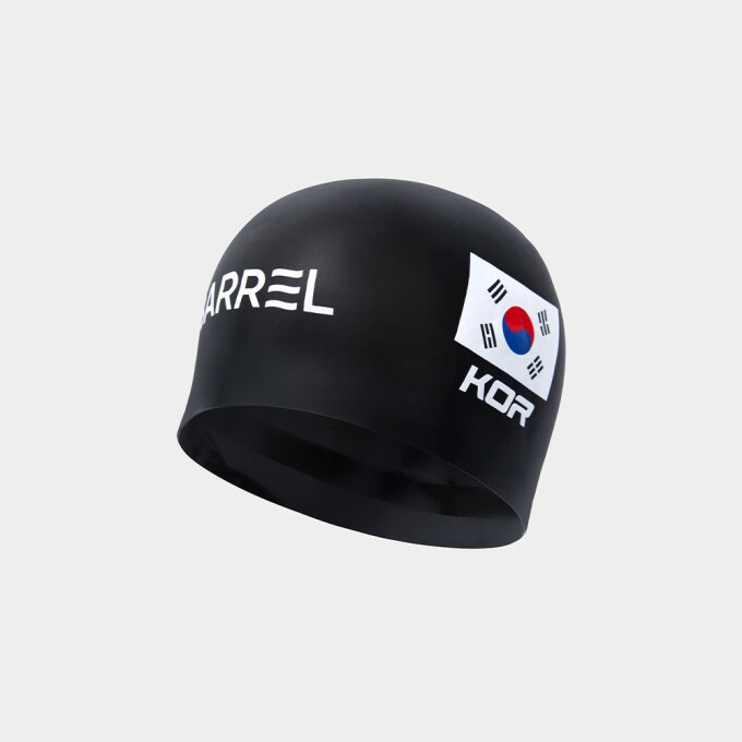 WA 코리아 돔 스윔 캡 블랙 (B4FUASC006BLK)
