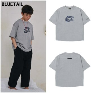 그레이 절개 반팔 티셔츠 AAB1TS01GY