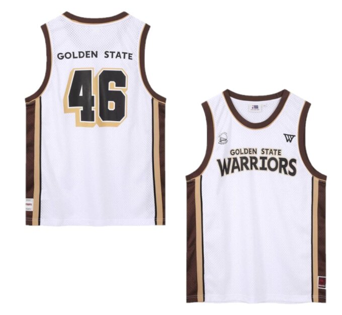 [NBA] NBA 어센틱 농구 유니폼 메쉬 슬리브리스 (화이트) N262TS411P