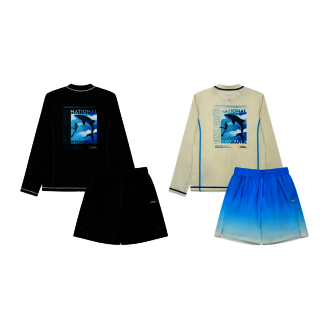 KIDS 래쉬가드 F-ZIP-1 세트 K262URG410 K262UBS410
