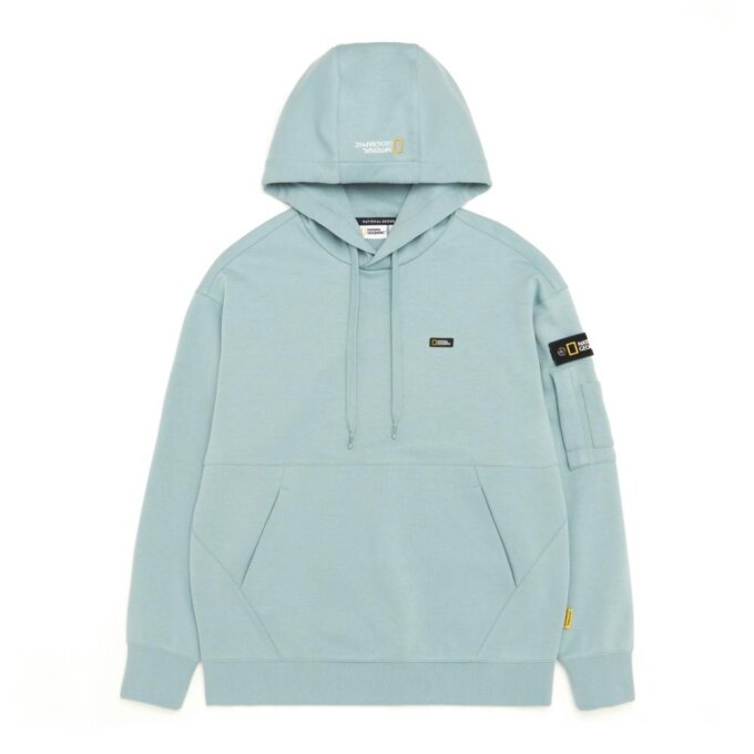 남성 세미오버핏 로리우스 소매포켓 후디 G/MINT N231MHD020