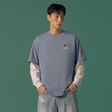 UNI NB 서울 타이거 2.0 반팔티 (SEMI OVER FIT) NBNEG2A043 LB