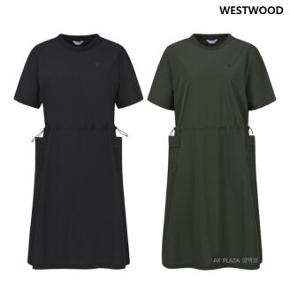 여성 우븐 라운드 냉감 스판 원피스 (2컬러) WQ2WCOP452