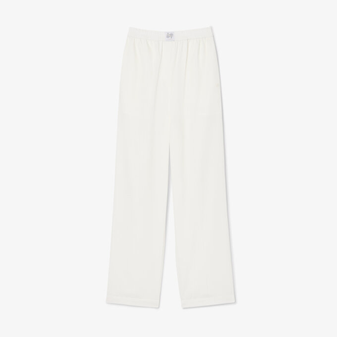 26F/W 라코스테 여성 코튼 밴딩 세미와이드 팬츠 HF5431-56N 70V