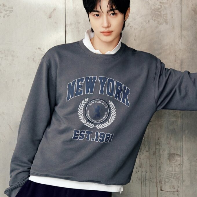 남자 봄 여름 가을 프린트 맨투맨 695902