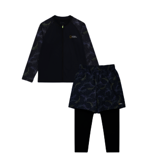 KIDS 래쉬가드 F-ZIP-2 세트 K262URG420 K262UWL410