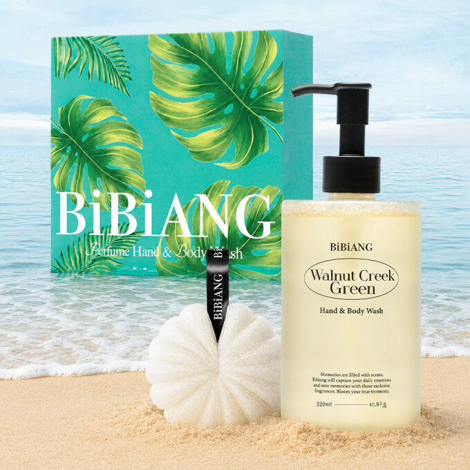 [여름한정기획] 니치퍼퓸 핸드 앤 바디워시 320ml 3종 택 1+샤워볼 세트
