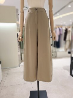 뒷밴딩 10부 와이드 팬츠 (KSA2HP02)