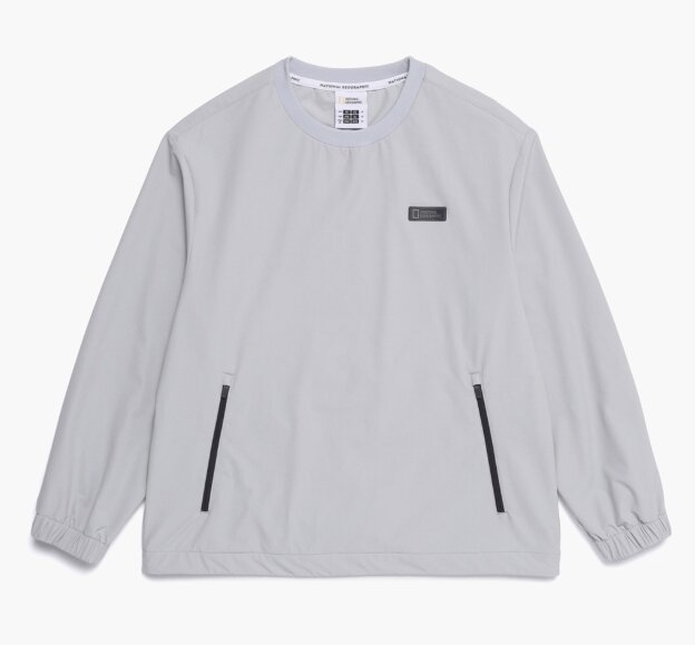 K263USW220어드벤처 우븐 스트레치 맨투맨 L/GREY