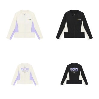 키즈 여아 세미크롭 래쉬가드 F-ZIP  K262GRG410
