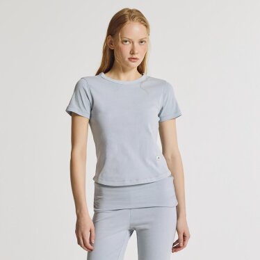WOMEN 핏티드 다잉 반팔티 (SLIM FIT) NBNEG2W482 DB
