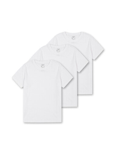 PKG5TS3810 남아 여아 공용 3PACK 순면 반팔티 기본 티셔츠 아동 이너웨어