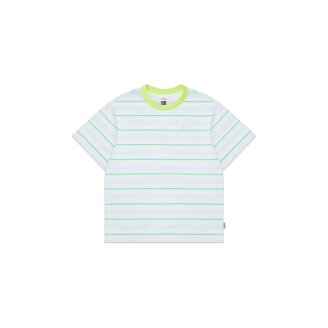 K262UTS410 쿨 스트라이프 반팔 티셔츠 LIME