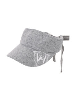26FW 여성 CO 부클 빅로고 바이저 WWU26C02MK