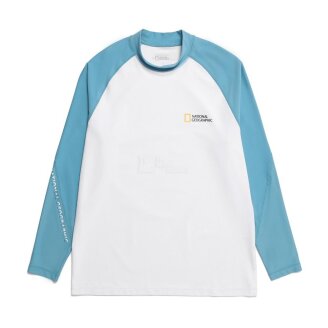 남성 배색 세미 오버핏 긴팔 래쉬가드 G MINT N232MRG430