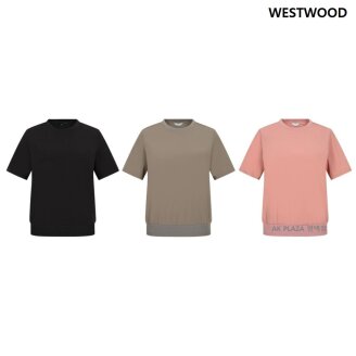 여성 릴렉스 셋업 라운드 티셔츠 (3컬러) WP2WCST732