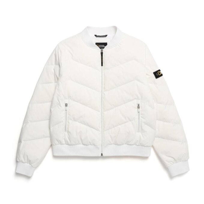 여성 파나로카 구스 경량 다운 점퍼 WHITE N241WDW010