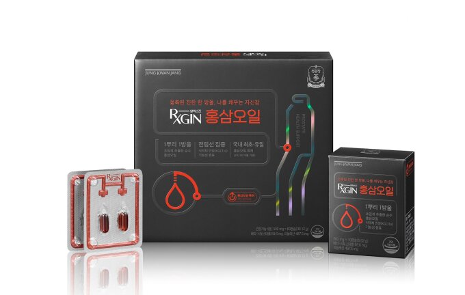 알엑스진 홍삼오일 RXGIN CLEAN(60캡슐)