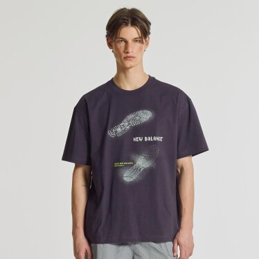 UNI 트랙스터 반팔티 (SEMI OVER FIT) NBNEG31703 PU